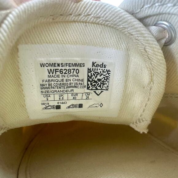 Keds X Kate Spade New York Women's Champion Glitter Sneakers 9 Champagne Gold - Picture 7 of 14